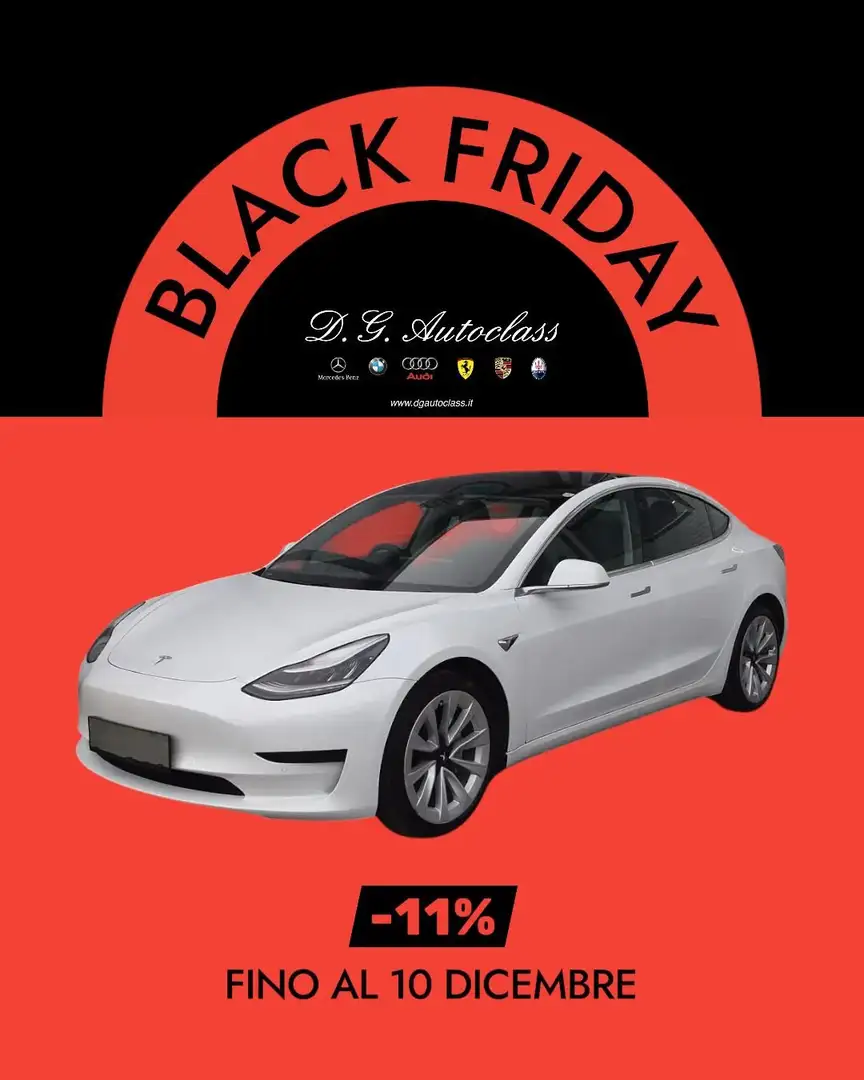 Tesla Model 3 STANDARD RANGE+ RWD PANO/PELLE/ASSIST/CONNECT/RCAM Blanc - 1