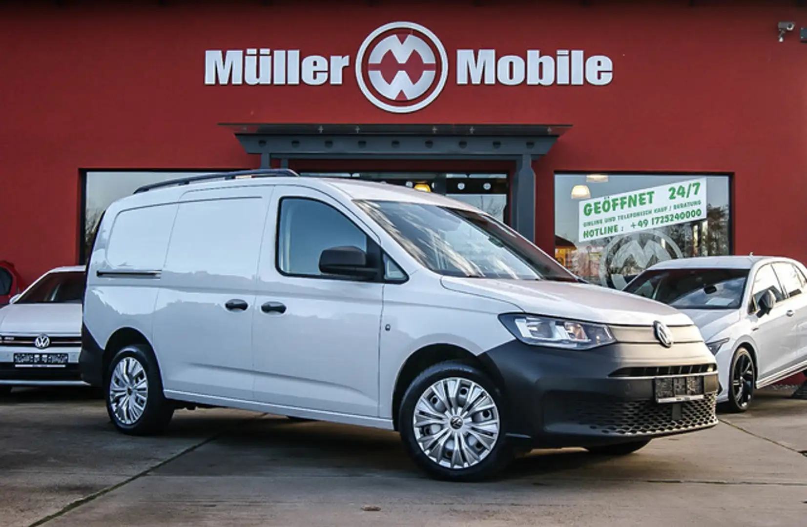 Volkswagen Caddy Maxi Cargo 20TDI DSG KLIMA ERGO SIHZG ANHZ Weiß - 1