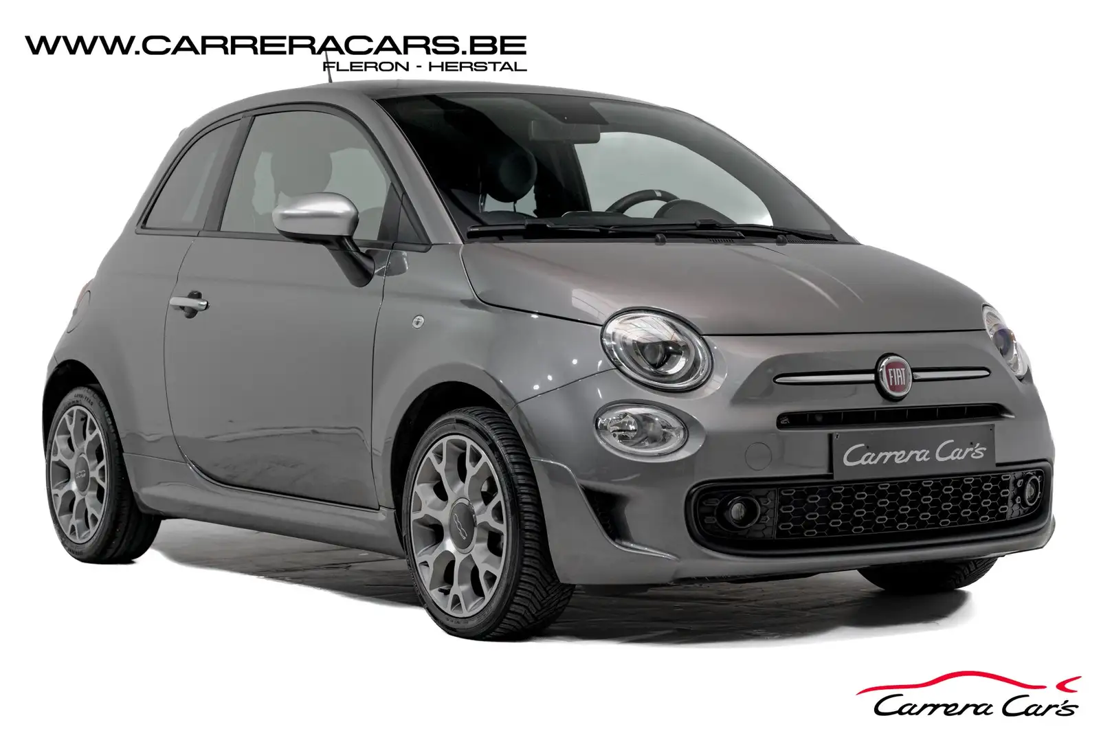 Fiat 500 1.0i MHEV Lounge*|NAVI*PANORAMIQUE*AIRCO*GARANTIE Gris - 1