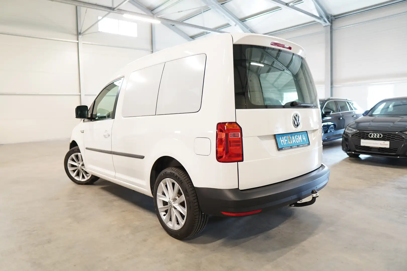 Volkswagen Caddy Kasten 2,0 TDI KLIMA PDC EFH AHK Blanc - 2
