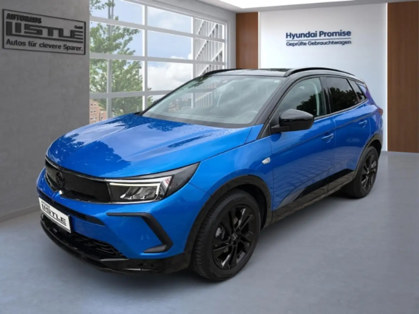 Opel Grandland GS Line 1.2 Turbo Navi Leder Soundsystem 360 Kamer Blu/Azzurro - 1