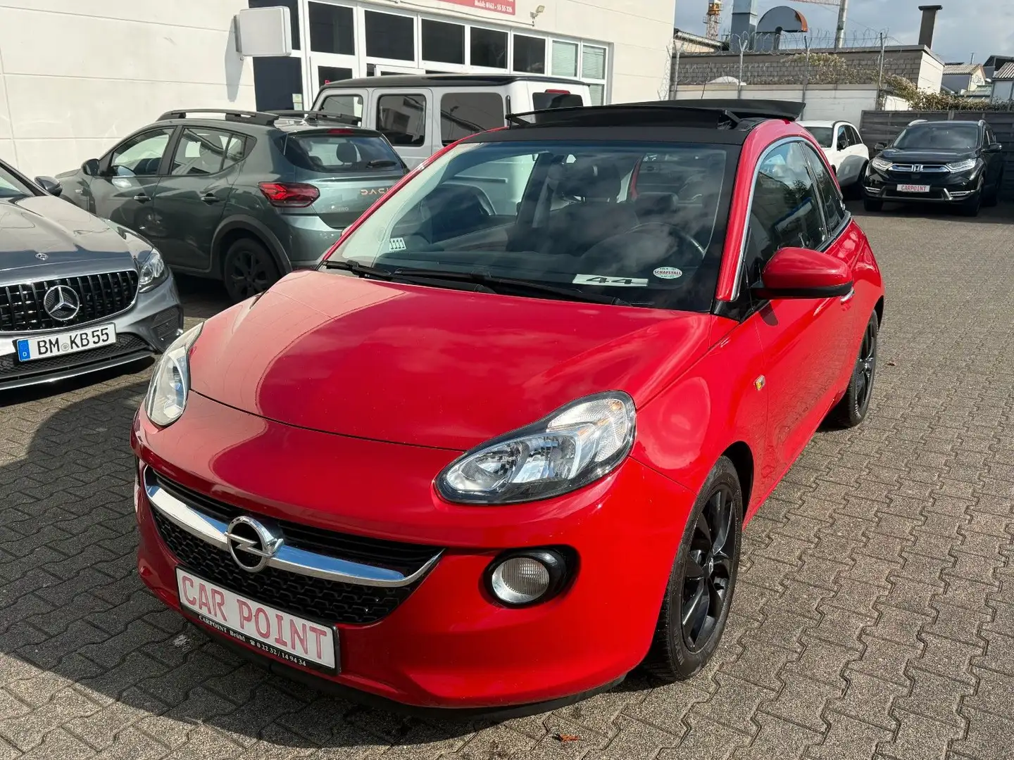 Opel Adam Open Air FALTD/KLIMA/PDC/TEILLEDER/SHZ Rot - 1