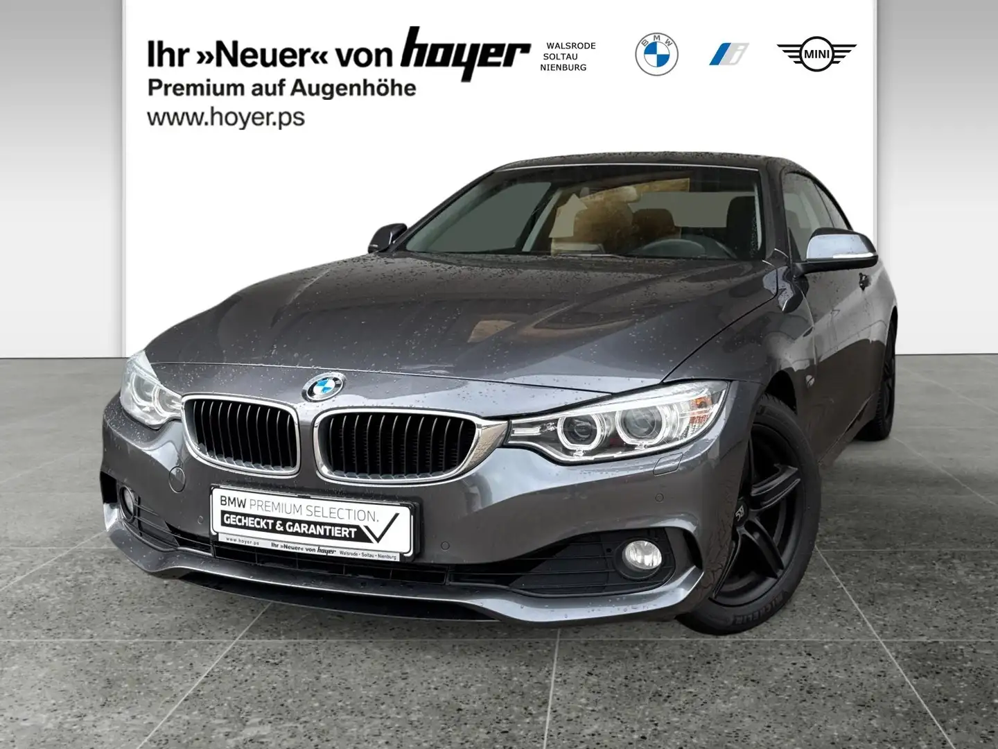 BMW 420 i Coupé HiFi Xenon GSD Navi Bus. Tempomat Gris - 1
