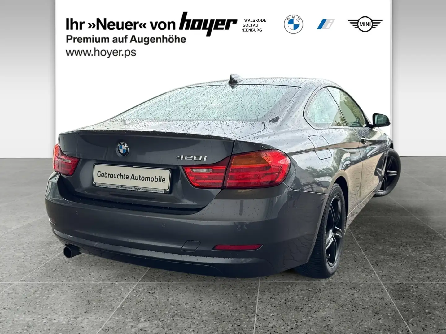 BMW 420 i Coupé HiFi Xenon GSD Navi Bus. Tempomat Gris - 2