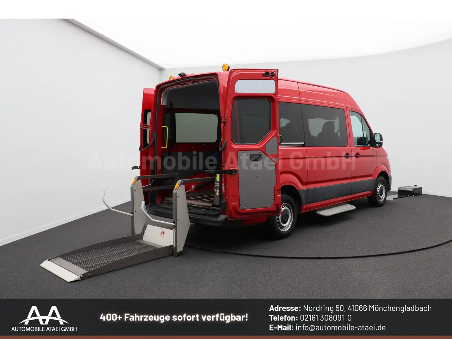 Volkswagen Crafter 35 Kombi *ROLLSTUHL-LIFT* 6-SITZE (2565) Rot - 1