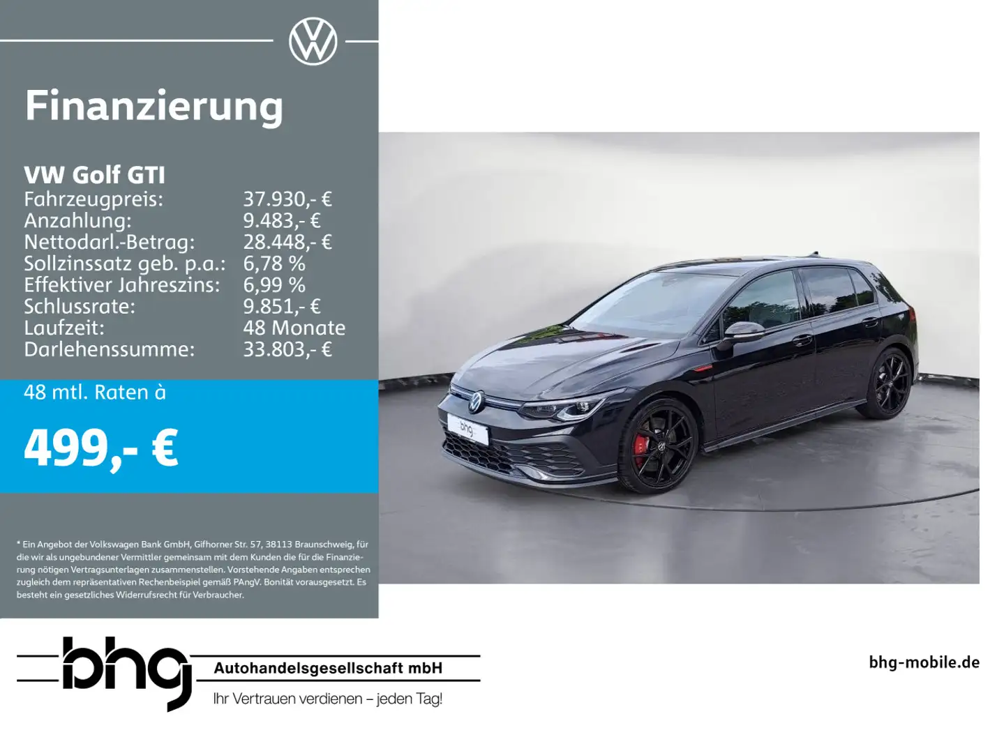 Volkswagen Golf GTI 2.0 TSI DSG CLUBSPORT *HEAD-UP*KAMERA*L Noir - 1