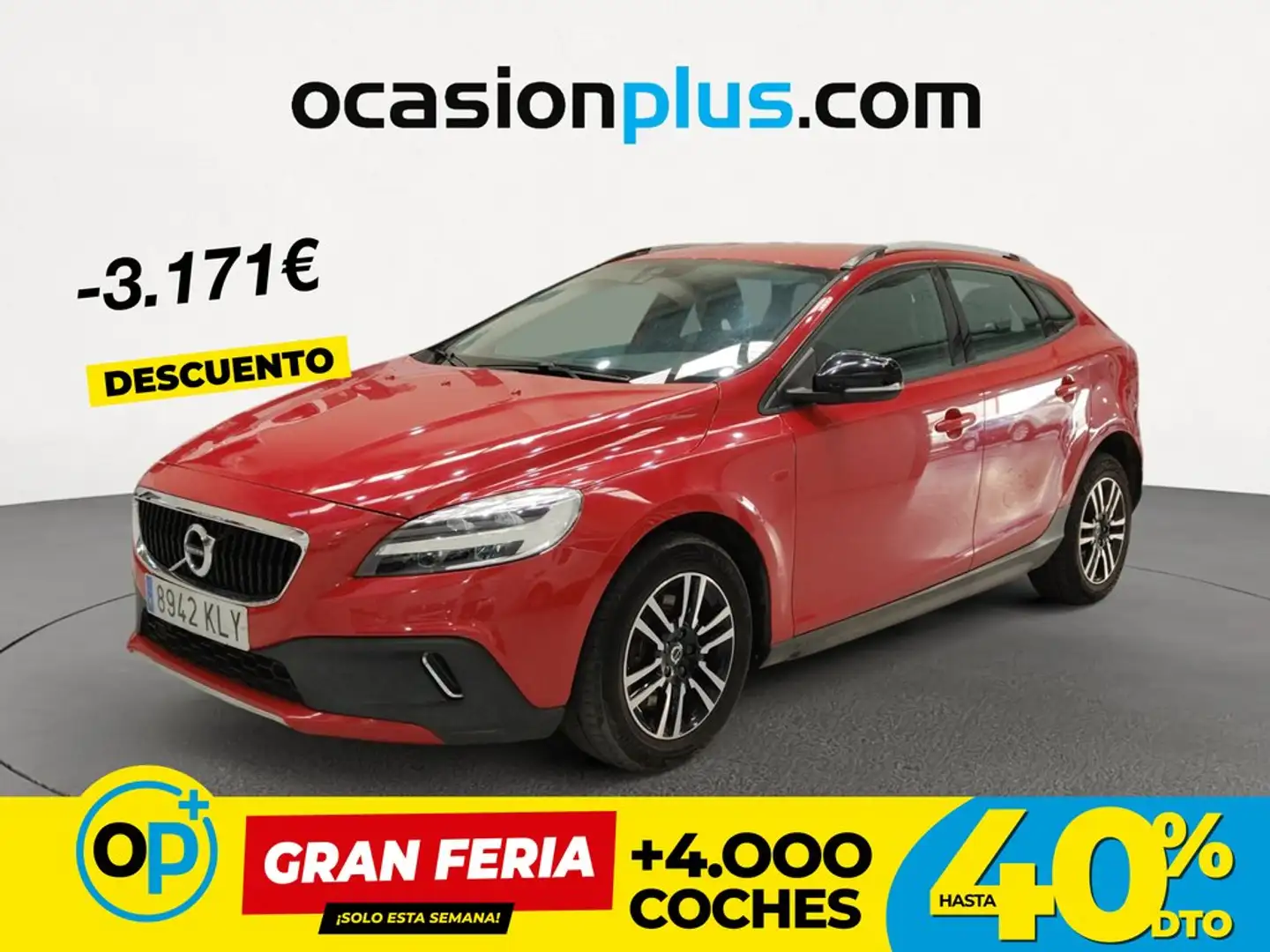 Volvo V40 Cross Country D2 Plus 120 Rot - 1