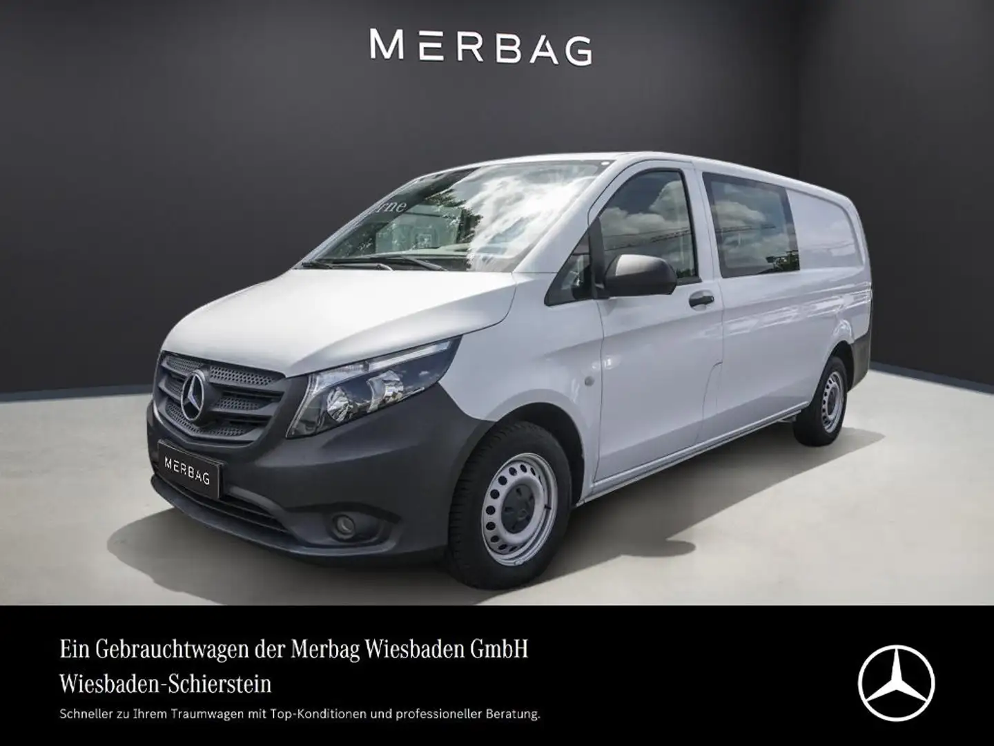 Mercedes-Benz Vito Mixto 114 extralang 6-Sitzer AHK Tempomat Blanc - 1