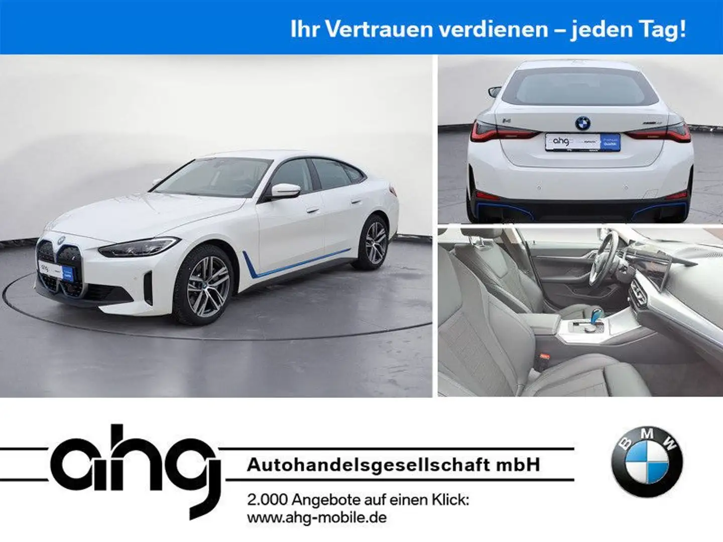BMW i4 eDrive40 *LED*PDC*DAB*Navi*Klima* Weiß - 1