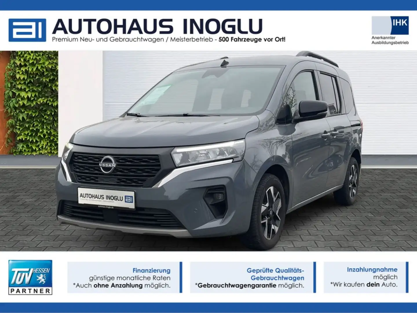 Nissan Townstar 1.3*N-Design*5Sitz*RKam*LED*Navi*Leder Gris - 1