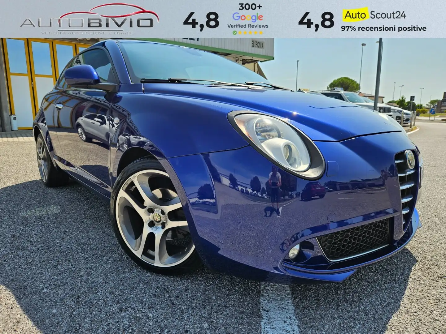 Alfa Romeo MiTo 1.4 tb m.air Distinctive sport pack tct Blau - 1