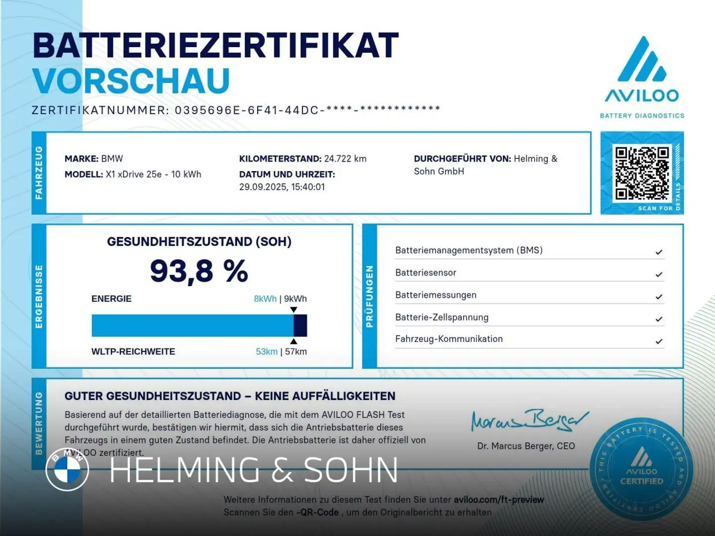 BMW X1 xDrive25e M-Sport LED RFK Navi AHK Lenkradhz. uvm. Weiß - 2