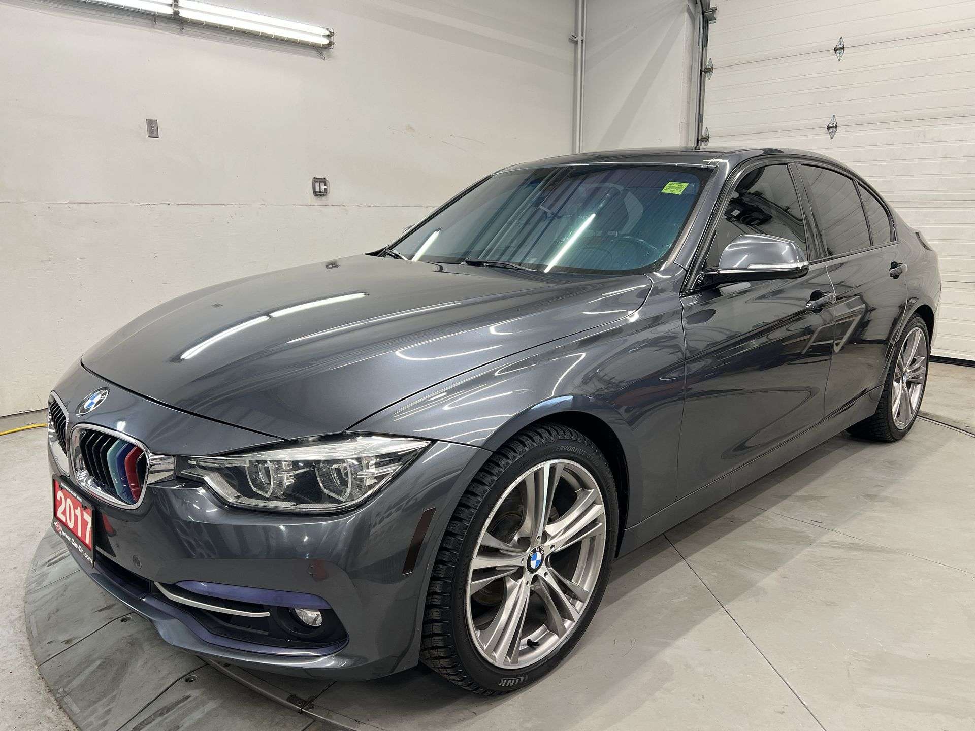 Gray 2017 BMW 3 Series Sedan All-Wheel Drive Automatic