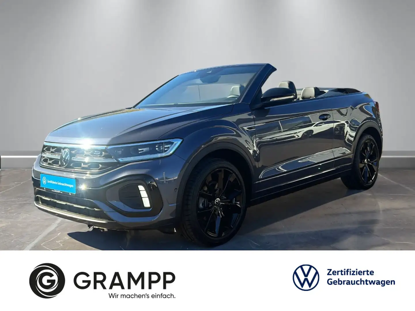 Volkswagen T-Roc R-Line 1.5 l TSI AHK+KAMERA+IQ.D Grau - 1