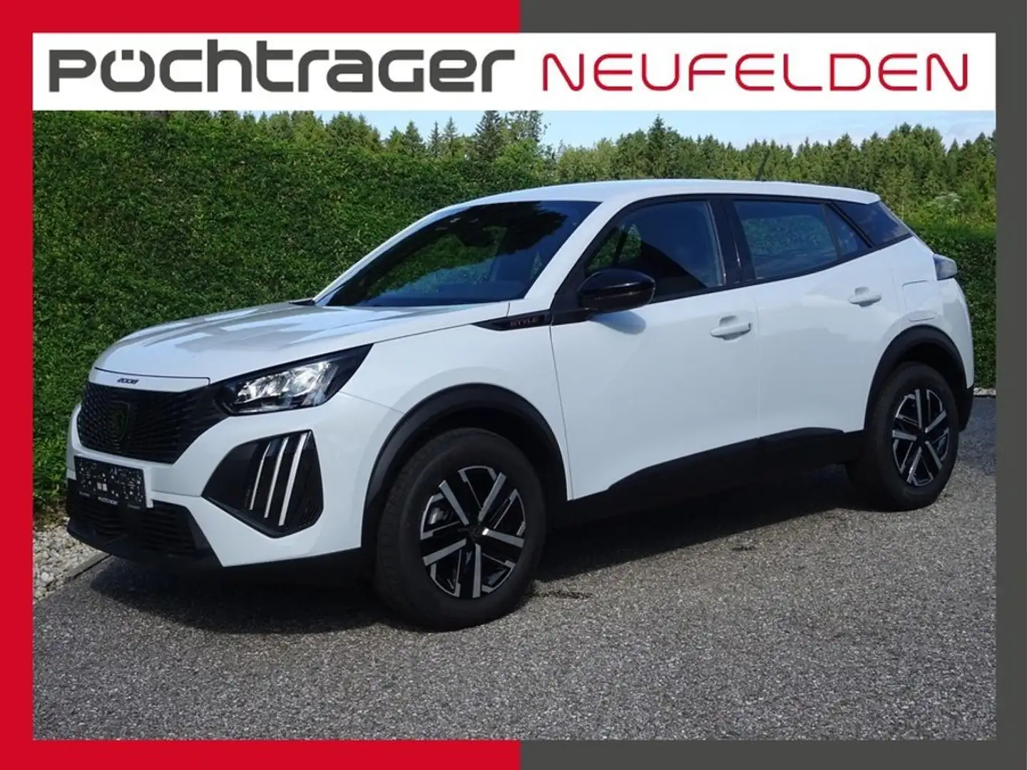 Peugeot 2008 Style PT 100 mit Anhängevorrichtung Weiß - 1