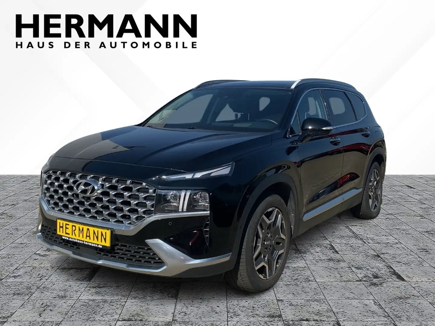 Hyundai SANTA FE 1.6 T-GDI Hybrid 5-Sitzer Prime *LED*LM Czarny - 1