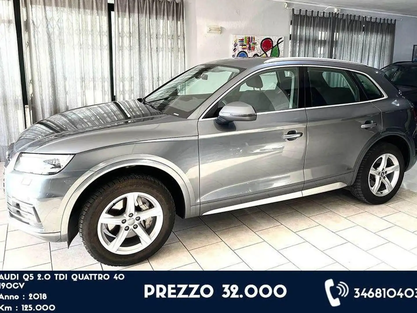 Audi Q5 2.0 TDI QUATTRO 40 Grau - 2