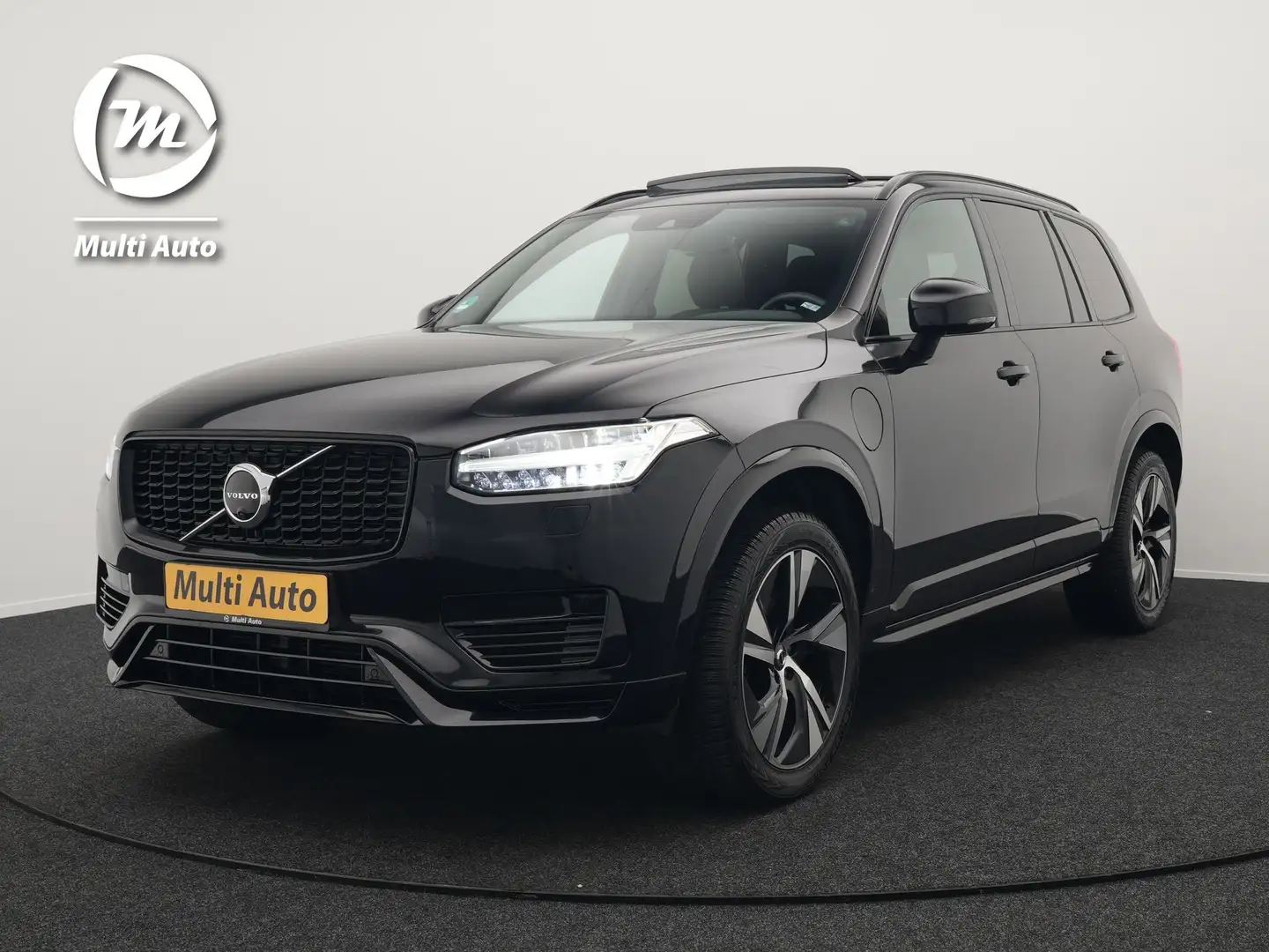Volvo XC90 T8 Recharge AWD R-Design Plug In Hybrid 394pk 7 Pe Zwart - 1