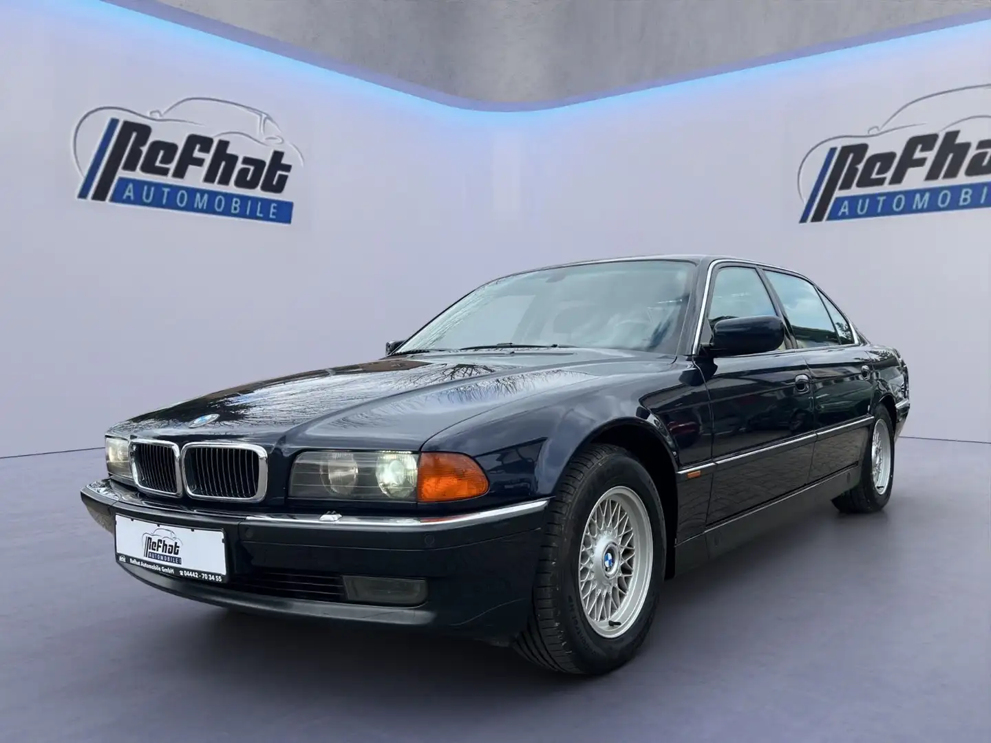 BMW 750 LI A*PDC*SHZ*S-DACH*LEDER*V12* Blau - 2