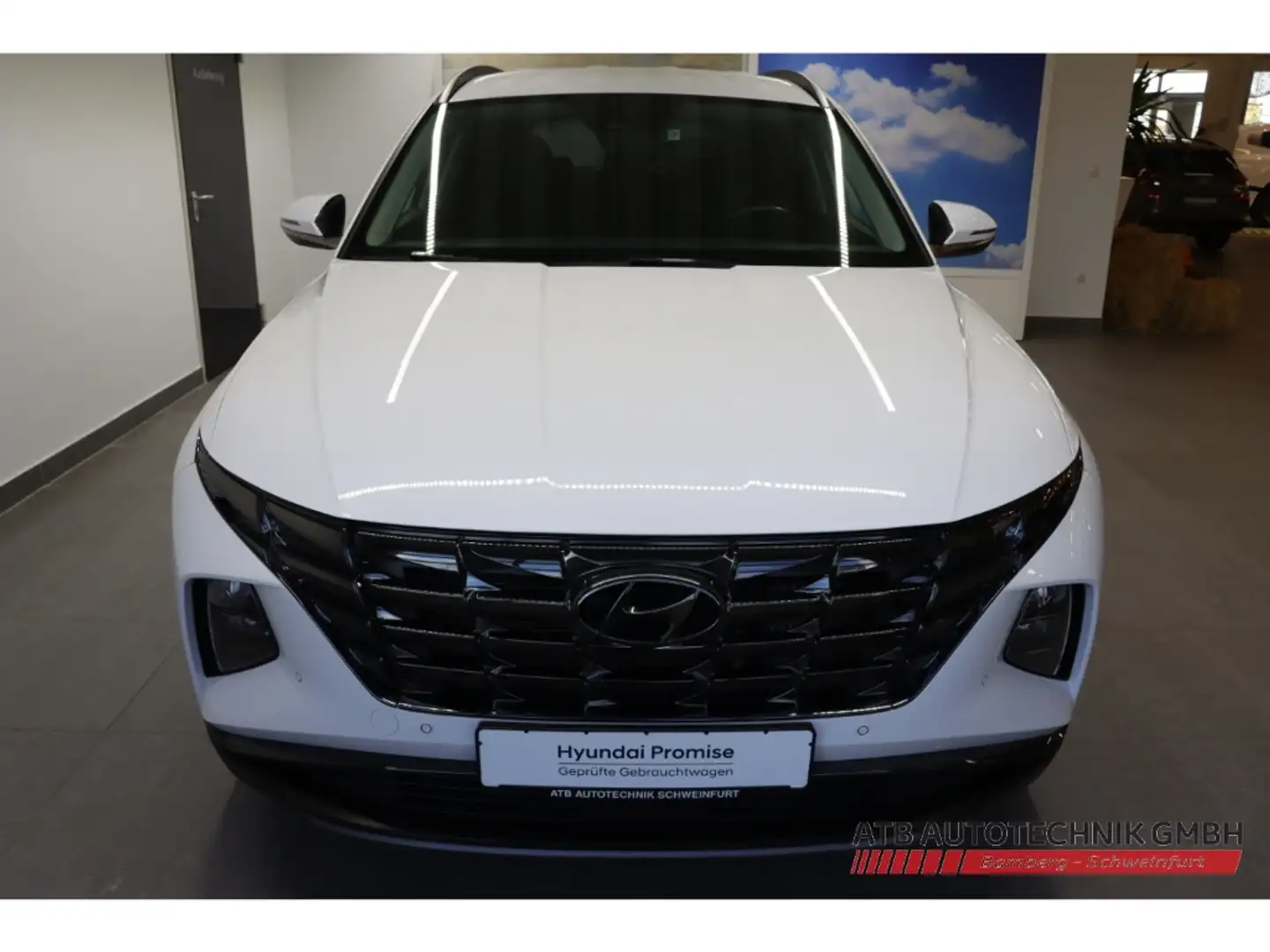 Hyundai TUCSON Trend 1.6 T-GDI 48V 2WD AHK-abnehmbar Navi El. Hec Bianco - 2