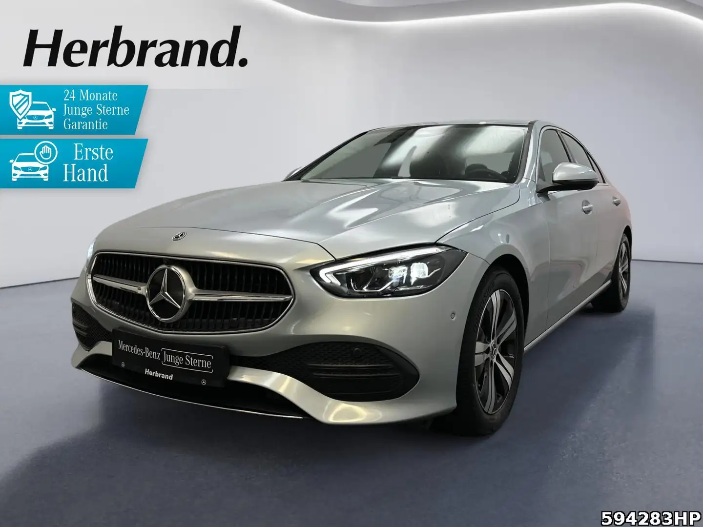 Mercedes-Benz C 180 Avantgarde Schiebed. 360° Lenkradhzg. DAB Silber - 1