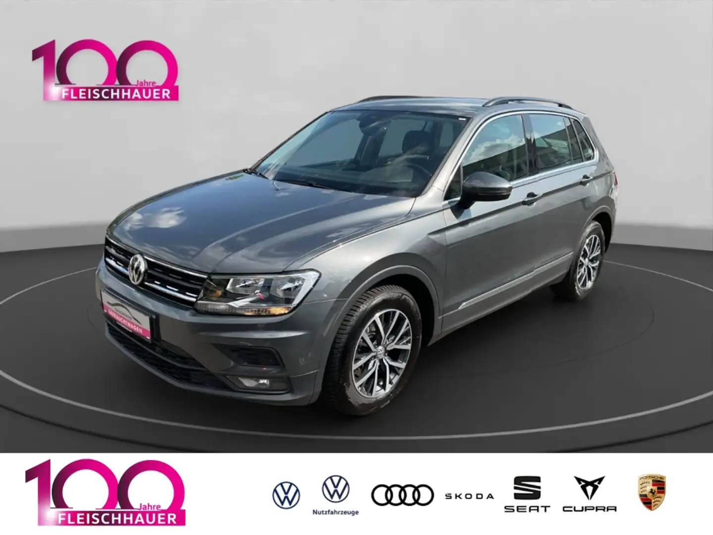 Volkswagen Tiguan 1.4 TSI Comfortline Klima Spurhalteass. Fernlichta Grau - 1