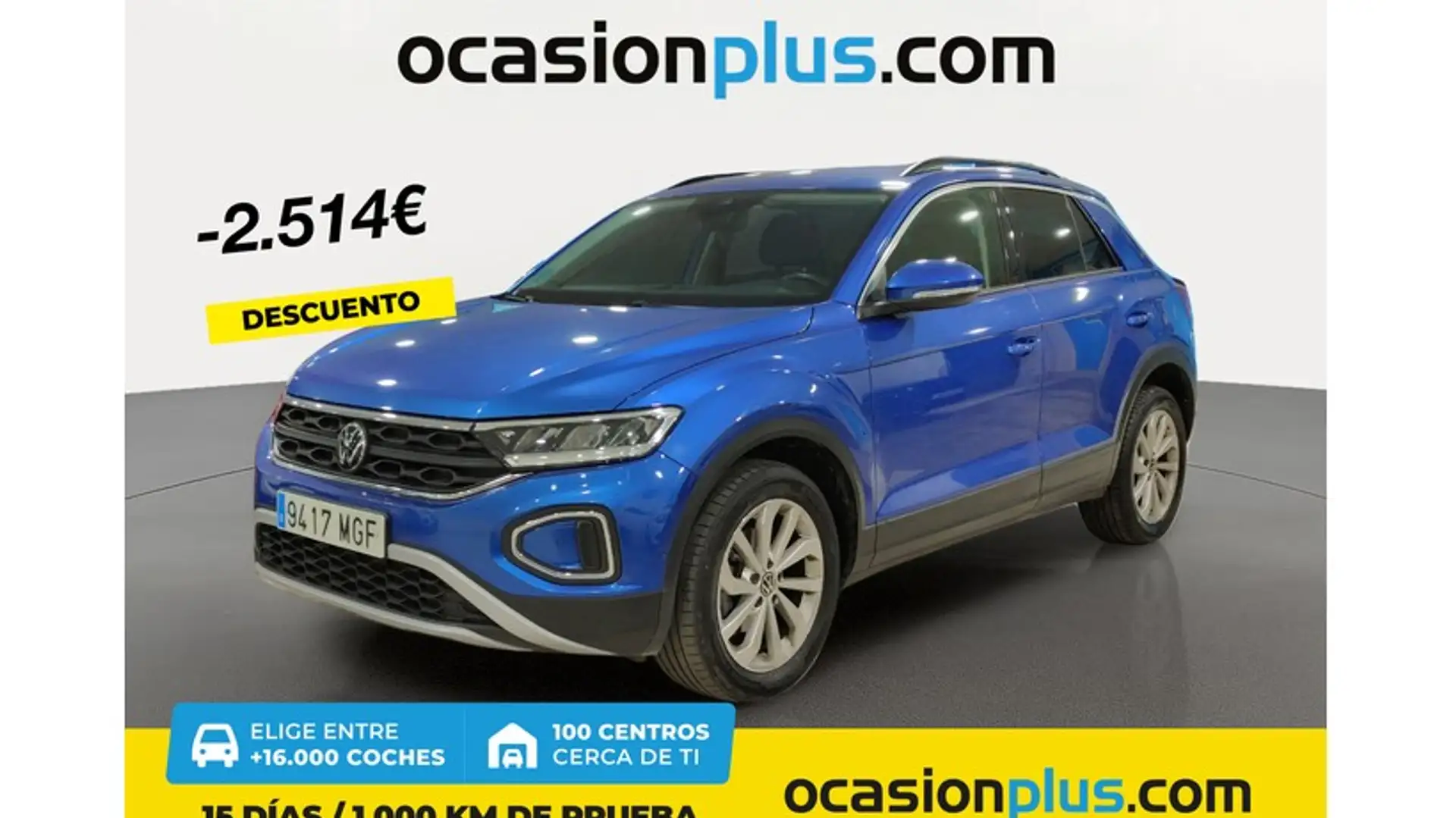 Volkswagen T-Roc 1.5 TSI Life 110KW Azul - 1