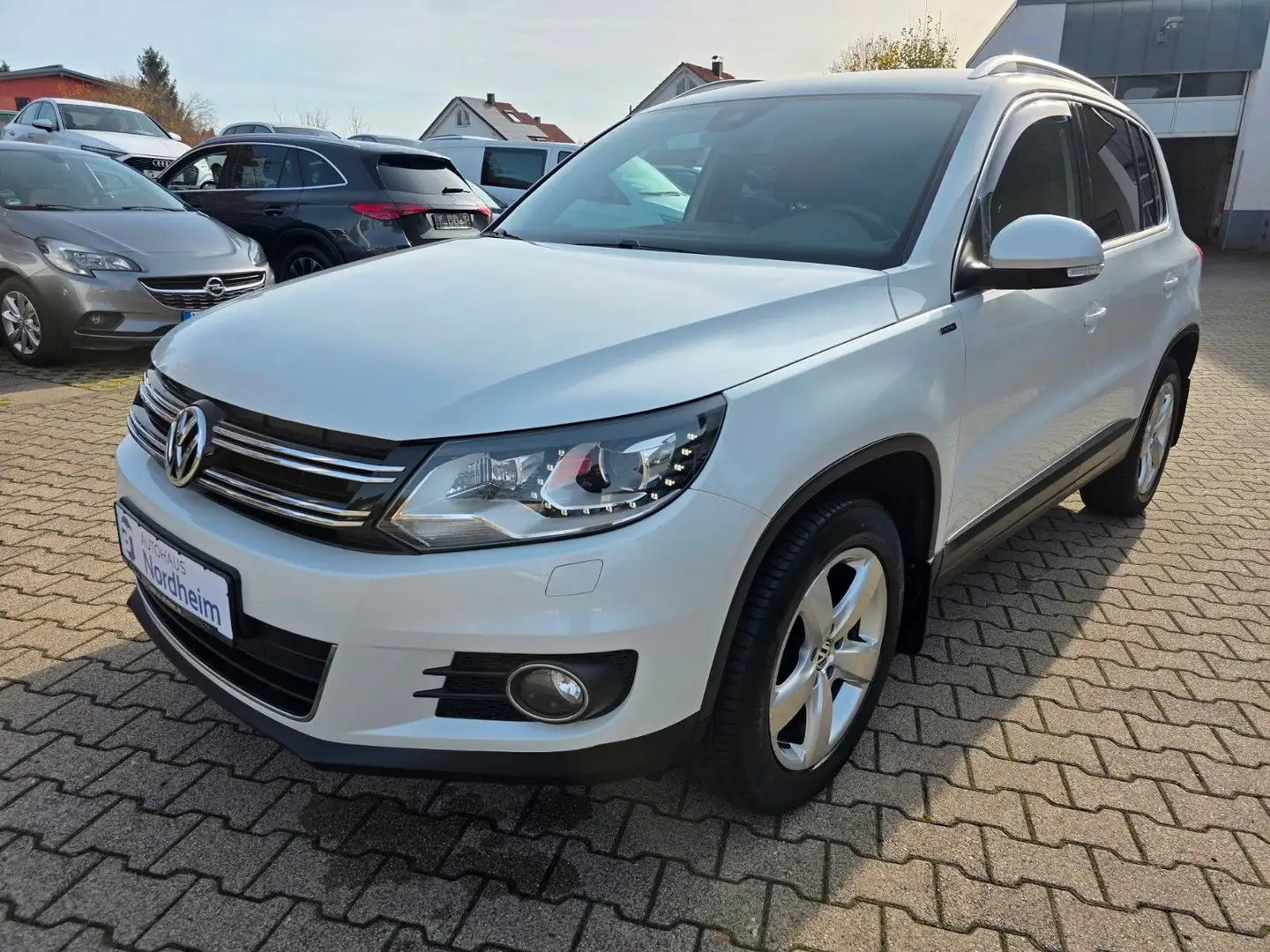 Volkswagen Tiguan 2.0 TDI DSG 4Motion/Navi/AHK/EURO 6 Weiß - 1