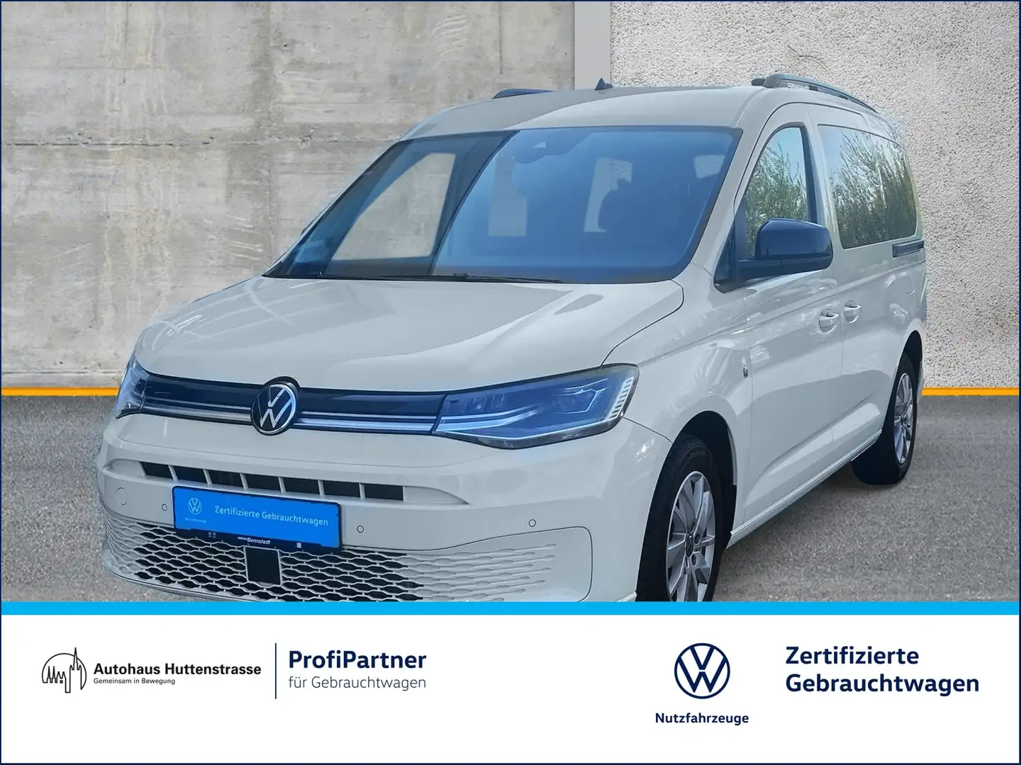 Volkswagen Caddy Maxi 2.0 TDI DSG Taxi 7-Sitzer LED APP Beige - 1