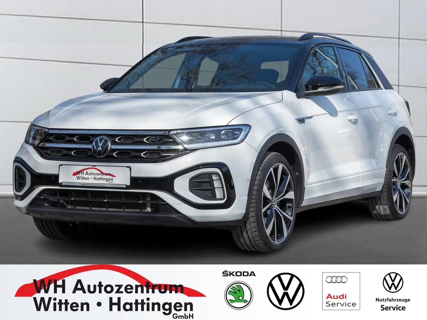 Volkswagen T-Roc 2.0 TSI DSG 4Motion R-LINE BLACK STYLE NAVI LED... Weiß - 1