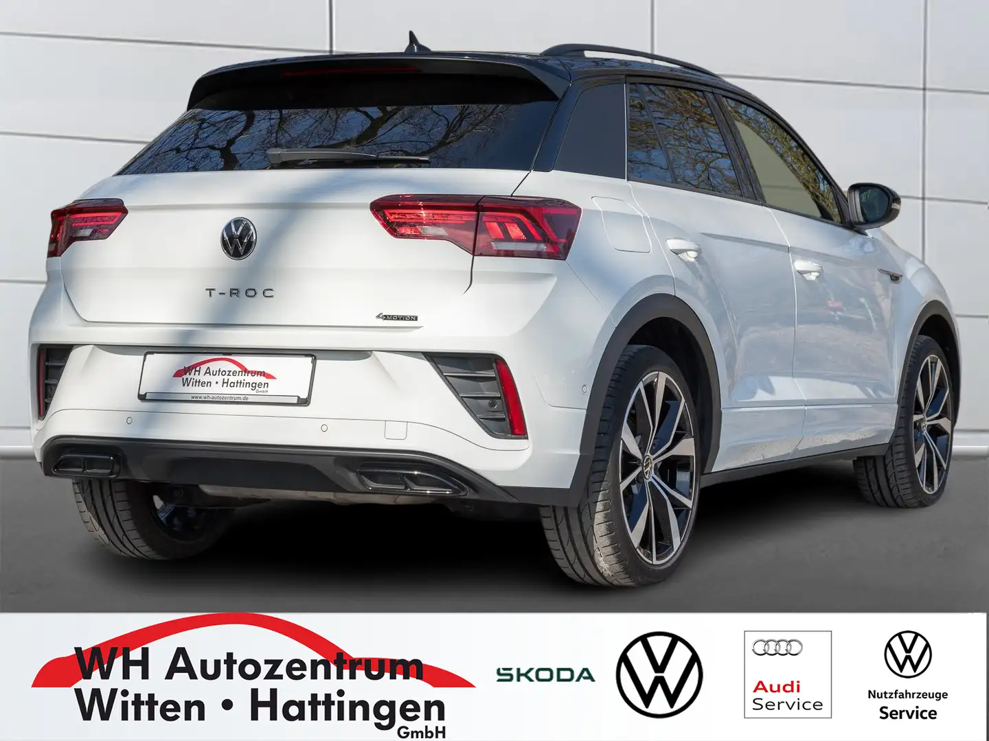 Volkswagen T-Roc 2.0 TSI DSG 4Motion R-LINE BLACK STYLE NAVI LED... Weiß - 2
