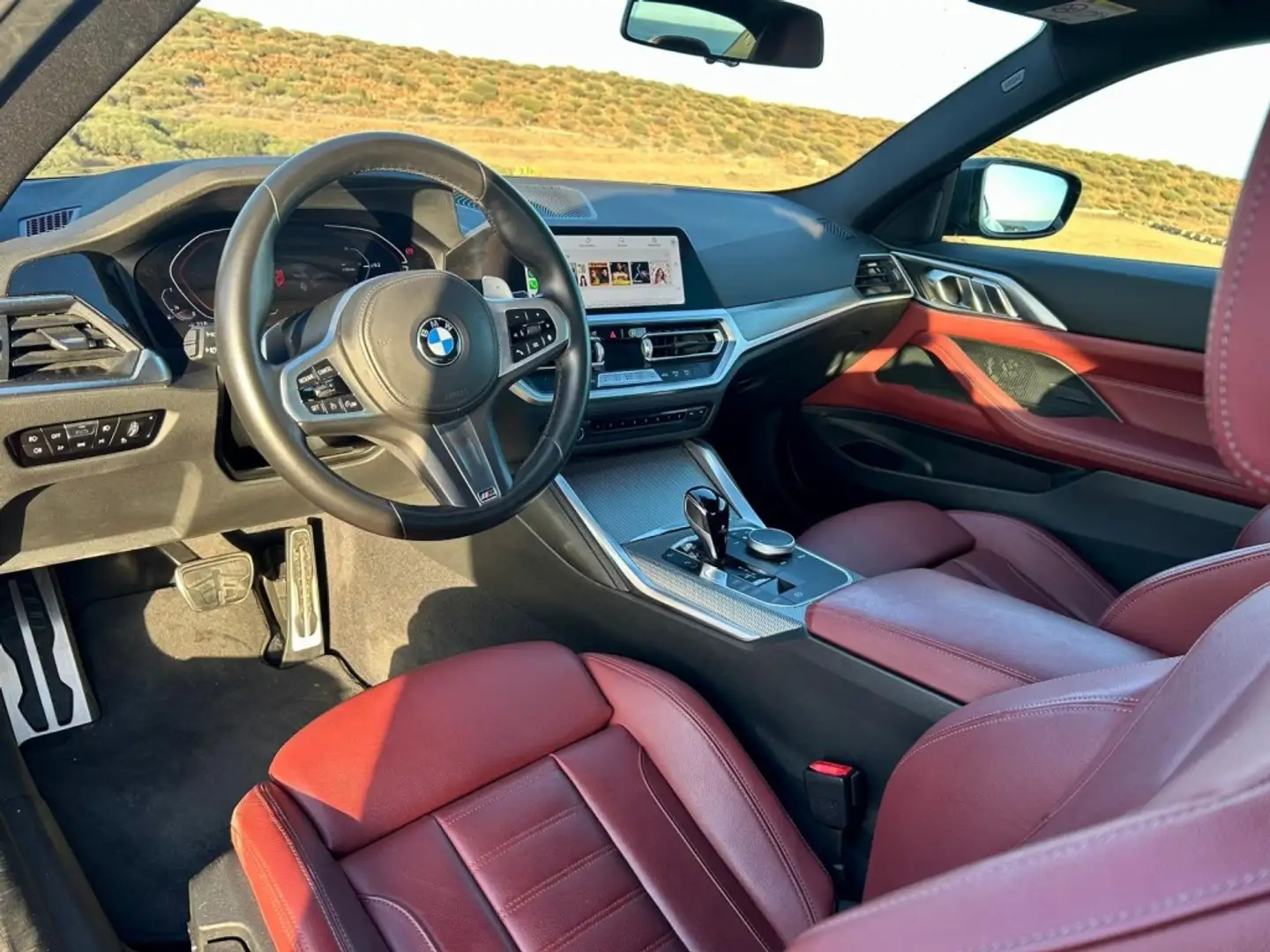 BMW 420 420iA Coupé M Sport Blauw - 2