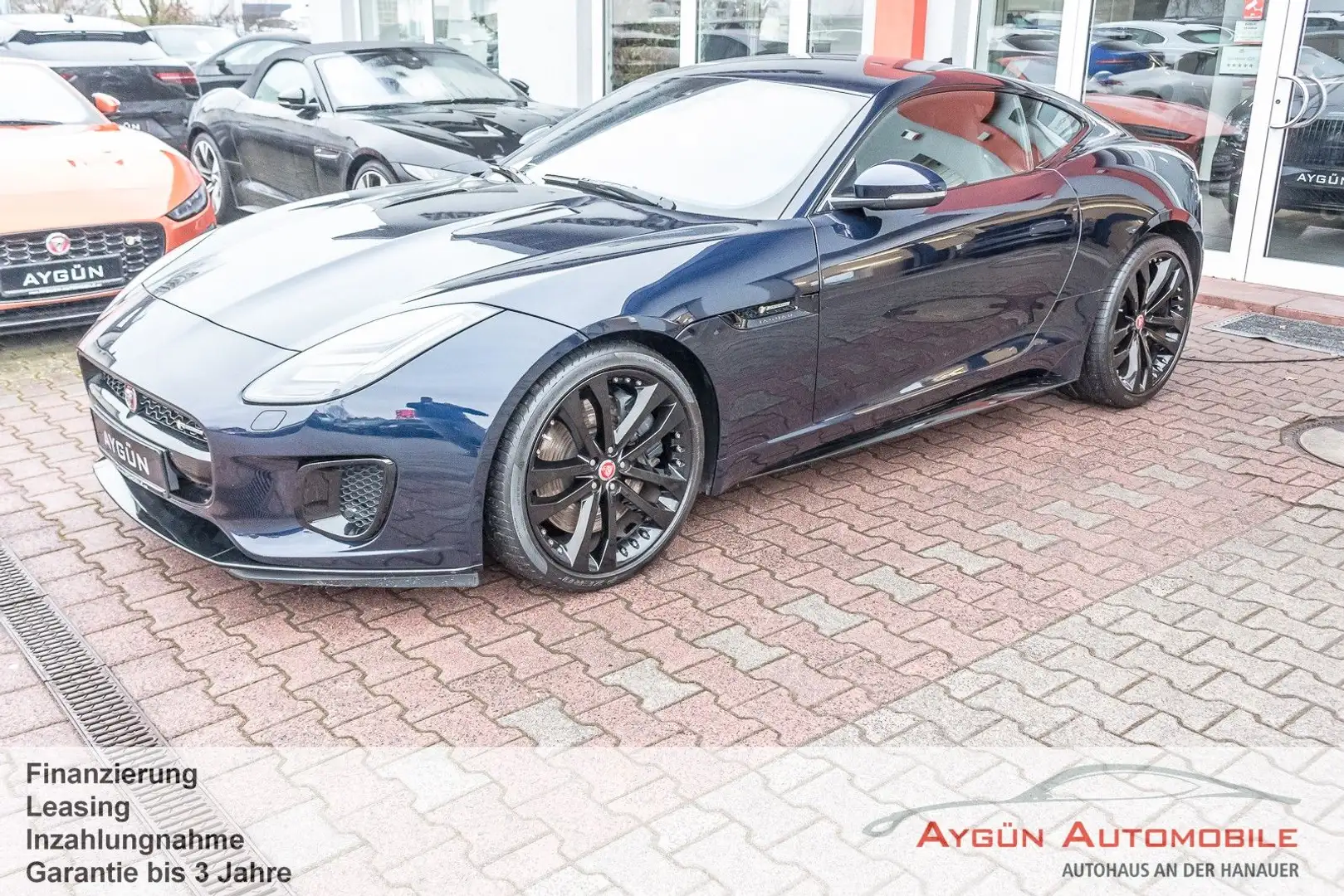 Jaguar F-Type P380 RWD  Coupe R-Dynamic Black Pack Синій - 2