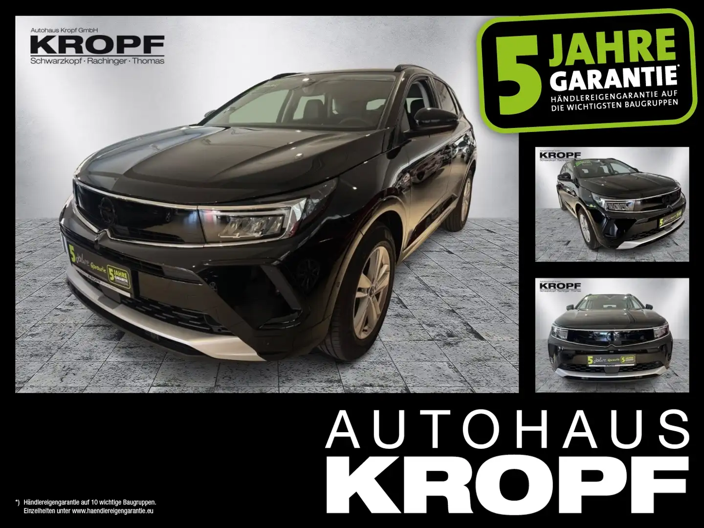 Opel Grandland 1.2 Turbo Enjoy Rückfahrkamera Schwarz - 1