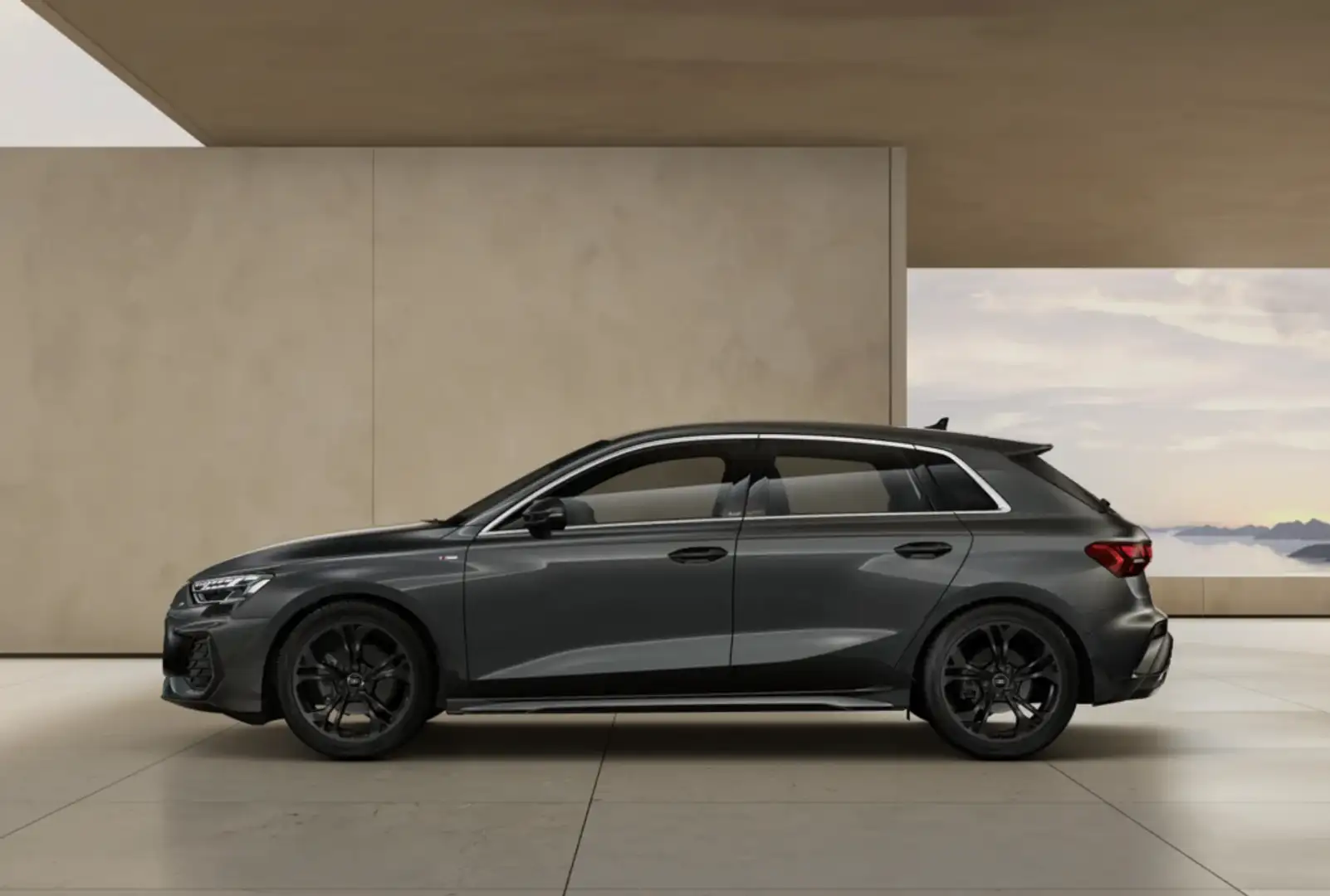 Audi A3 Sportback TFSI Genuine S tronic 110kW Gris - 2