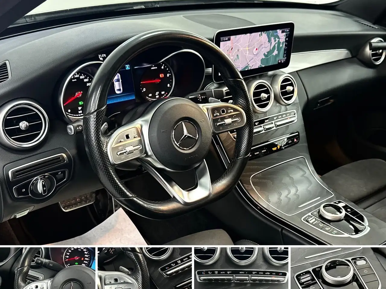 Mercedes-Benz C-Class d AMG LINE GARANTIE 12 MOIS LED BI XENON GPS CAMERA BLUETOOTH SIEGES CHAUFFANT, миниатюра 10
