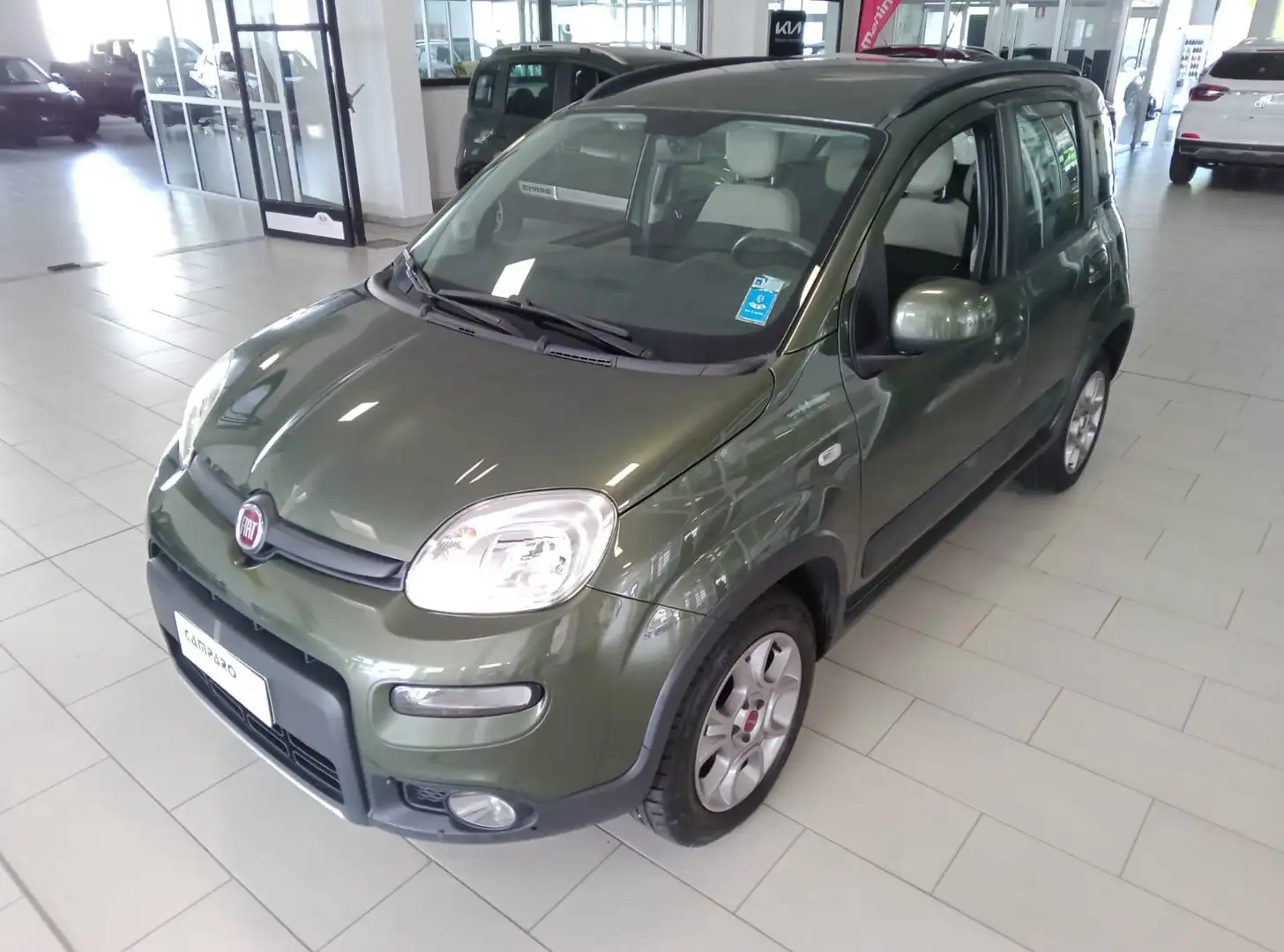 Fiat Panda 1.3 mjt 16v 4x4 75cv OK NEOPATENTATI Verde - 1