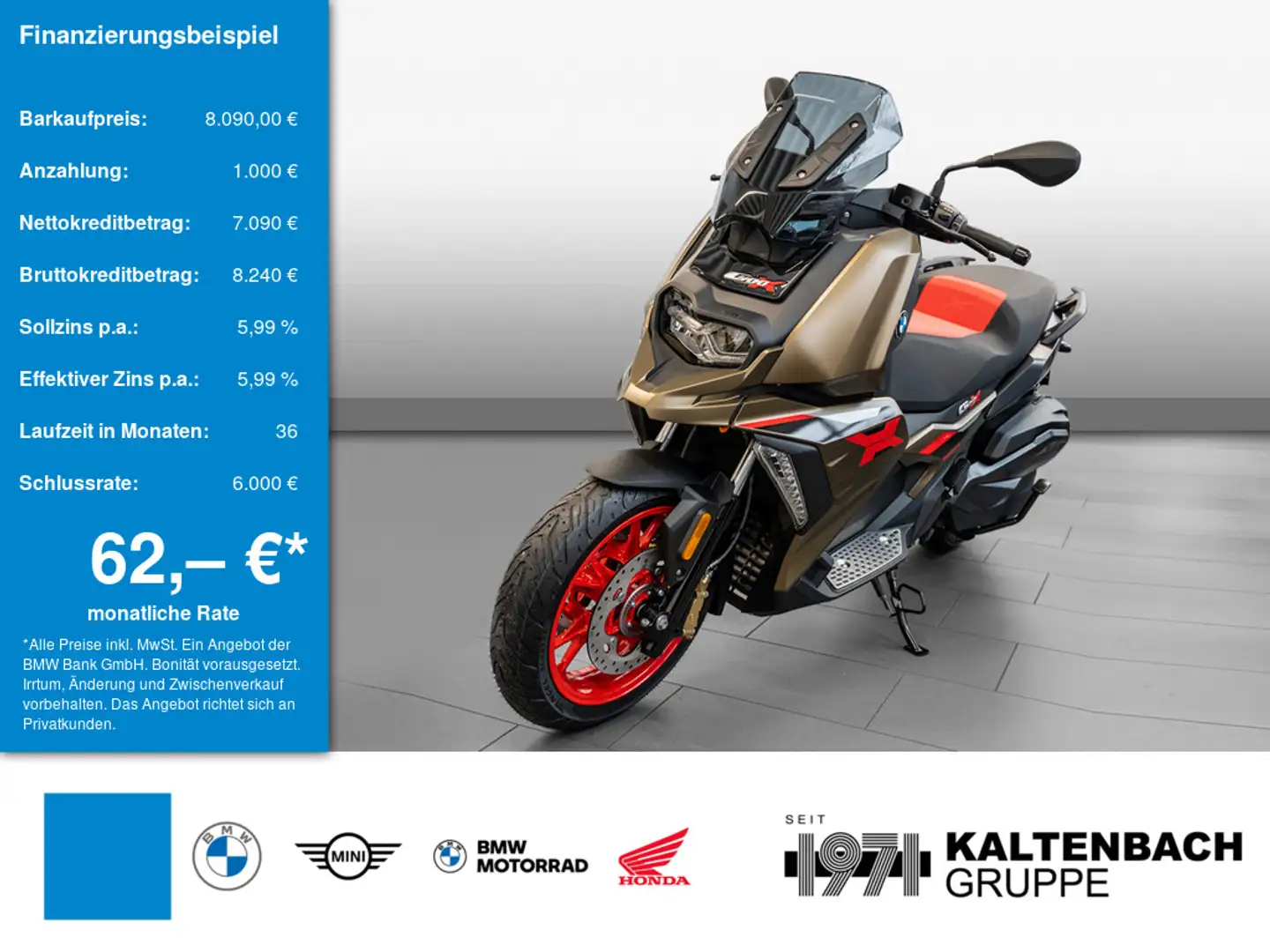 BMW C 400 X KOMFORT-P. GRIFFHEIZUNG LED SHZ Maro - 1
