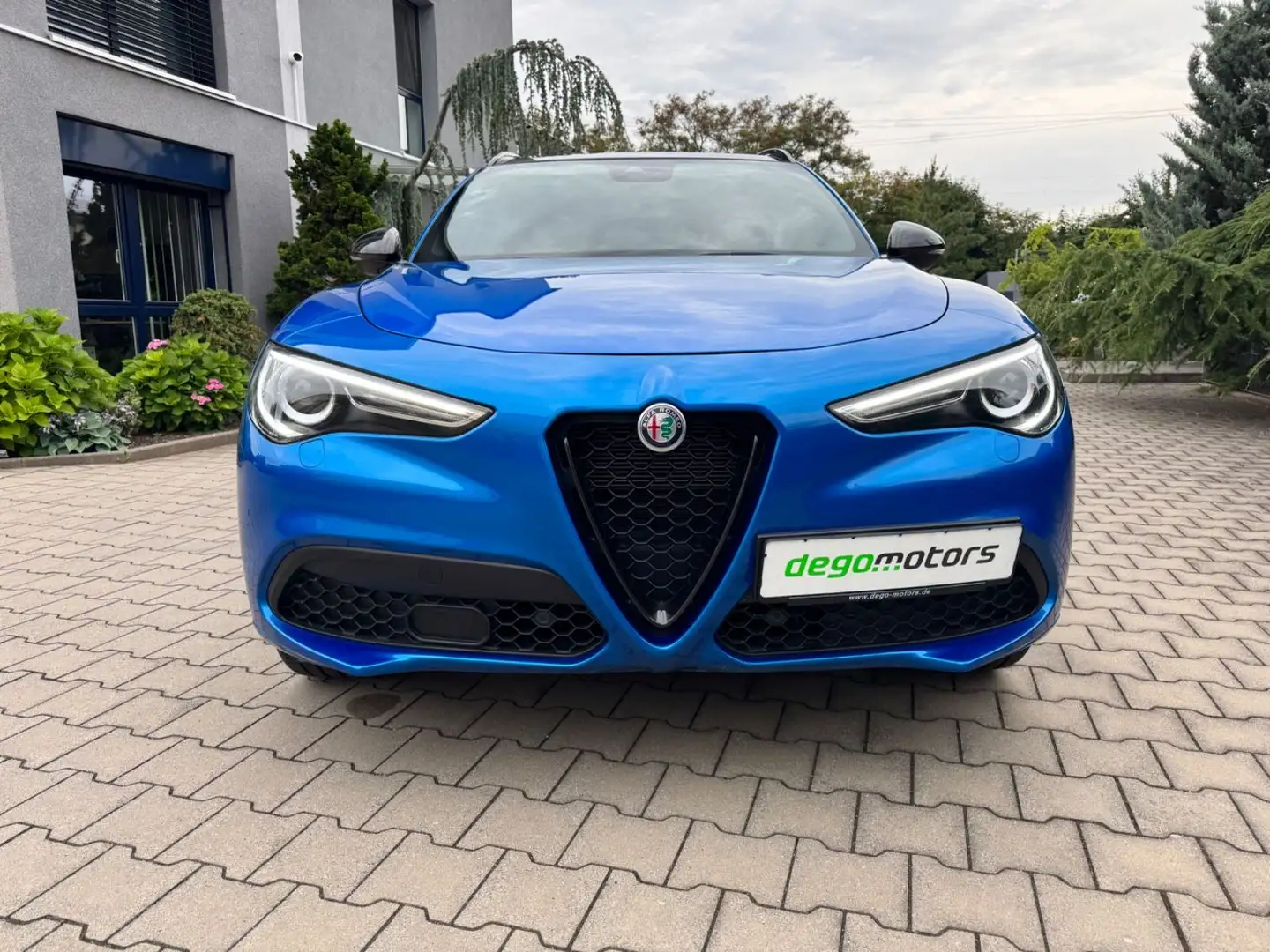 Alfa Romeo Stelvio Veloce Q4*PANORAMA* Blauw - 2