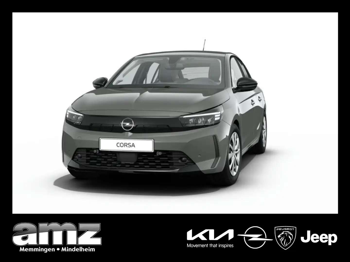 Opel Corsa Edition 1.2 Turbo Grijs - 1