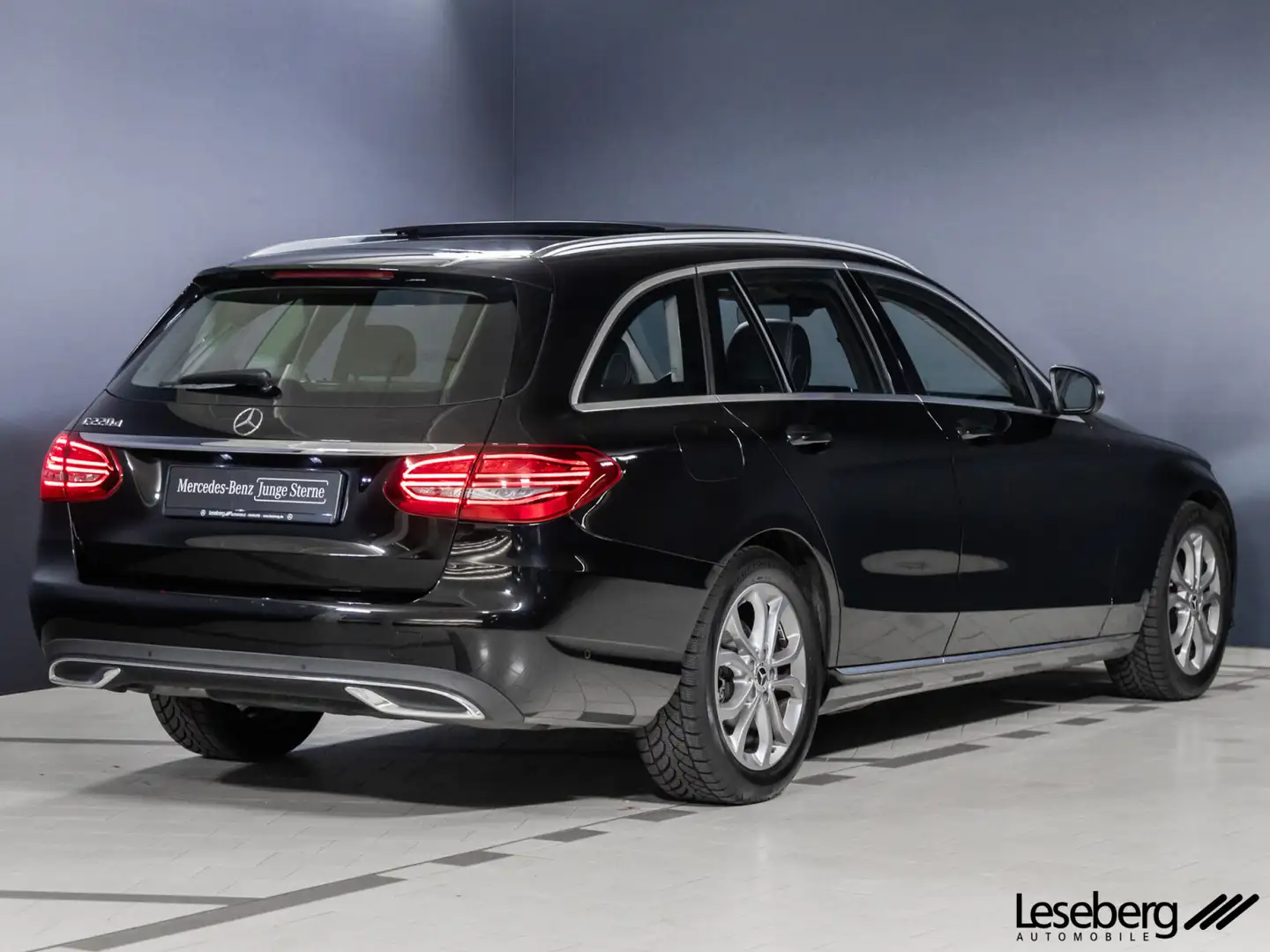Mercedes-Benz C 220 C 220 d T Avantgarde LED/AHK/Pano/Kamera/SHZ/DAB Schwarz - 2