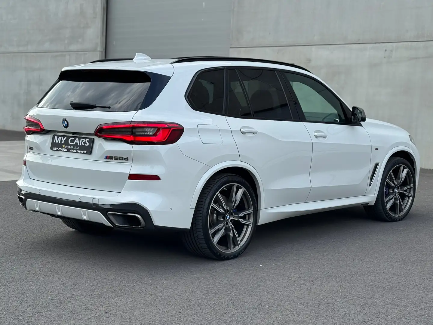BMW X5 M 50 D 400 CV Pack M Aerodynamic Panoramique Ja 22' Blanc - 2