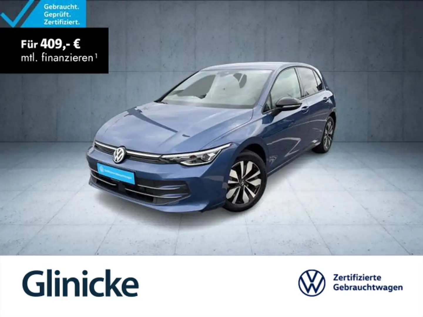 Volkswagen Golf GOAL 2.0 TDI DSG AHK/Nav/LED+/Kam/IDA/ACC/A Blau - 1
