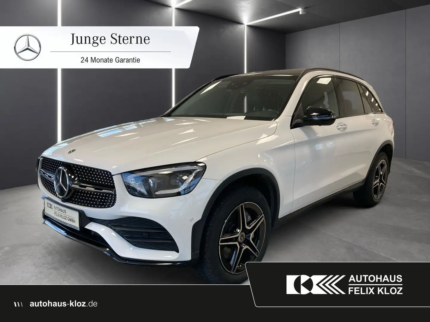 Mercedes-Benz GLC 400 d 4M AMG*Distronic*Pano*AHK*360*Burmest* Weiß - 1