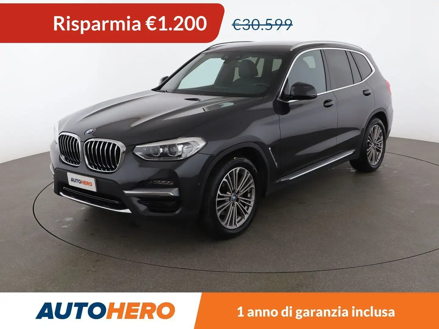 BMW X3 xDrive 20d Luxury MHEV Gris - 1
