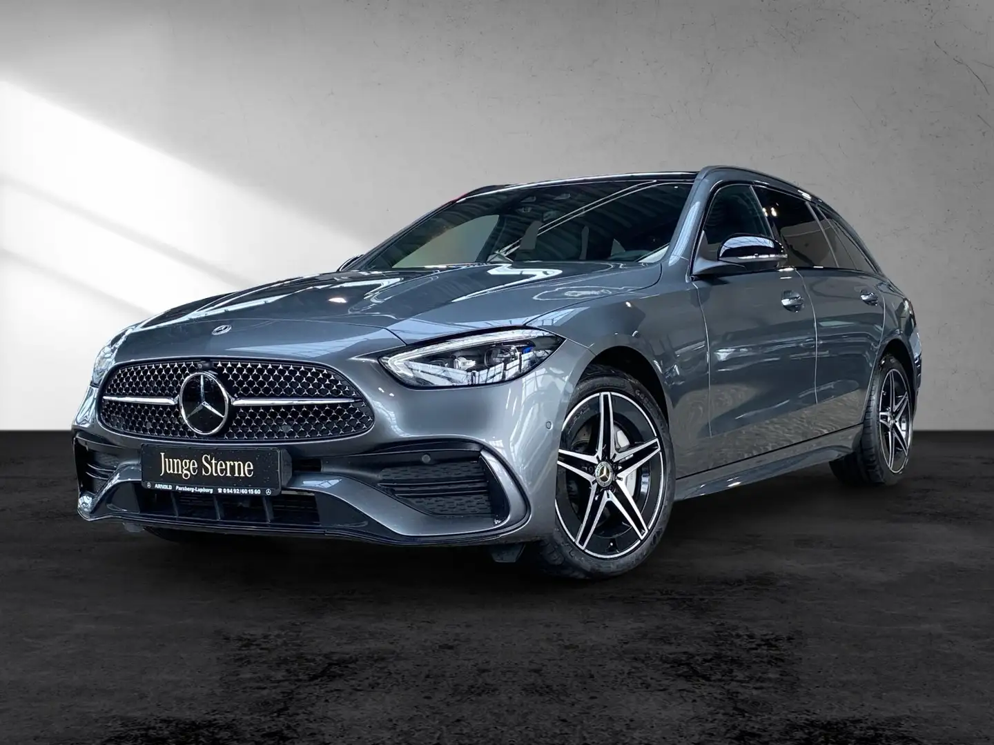 Mercedes-Benz C 300 C 300 T e AMG Line Fahrass-P. HUD Pano AHK 360° Grau - 2