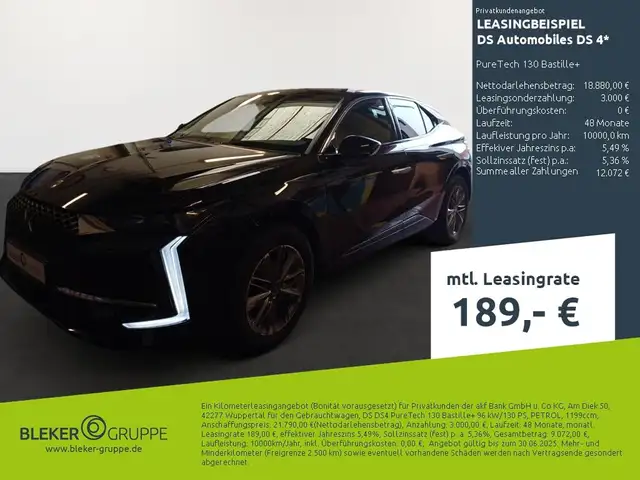 DS Automobiles DS 4 PureTech 130 Bastille+