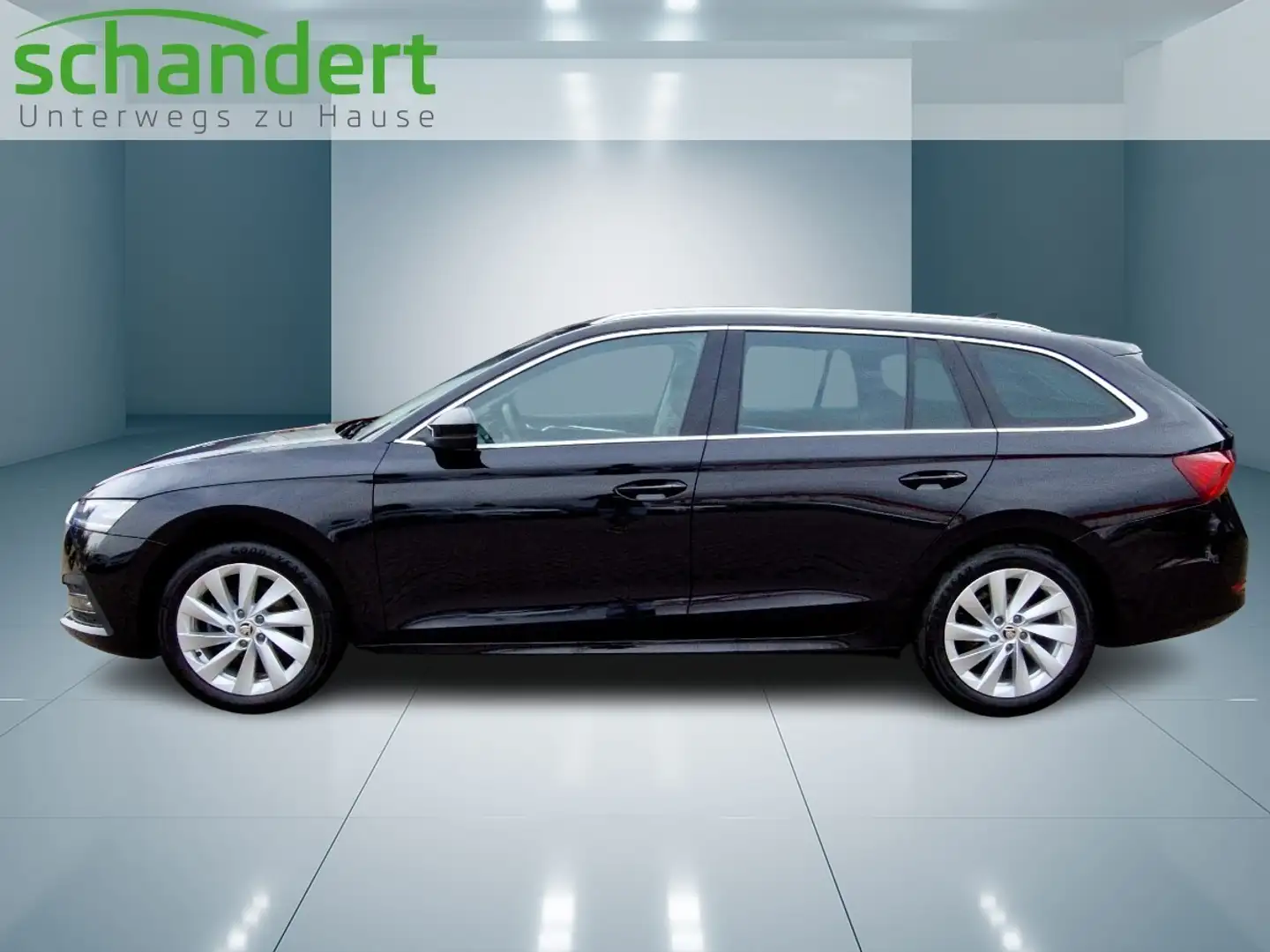 Skoda Octavia Combi 1.5 TSI Style DSG LED Navi AHK Klimaautoma Schwarz - 2