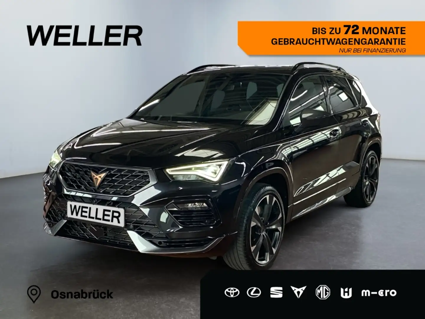 CUPRA Ateca VZ 2.0 TSI 4Drive DSG *Pano*360*19Zoll*LED* Schwarz - 1