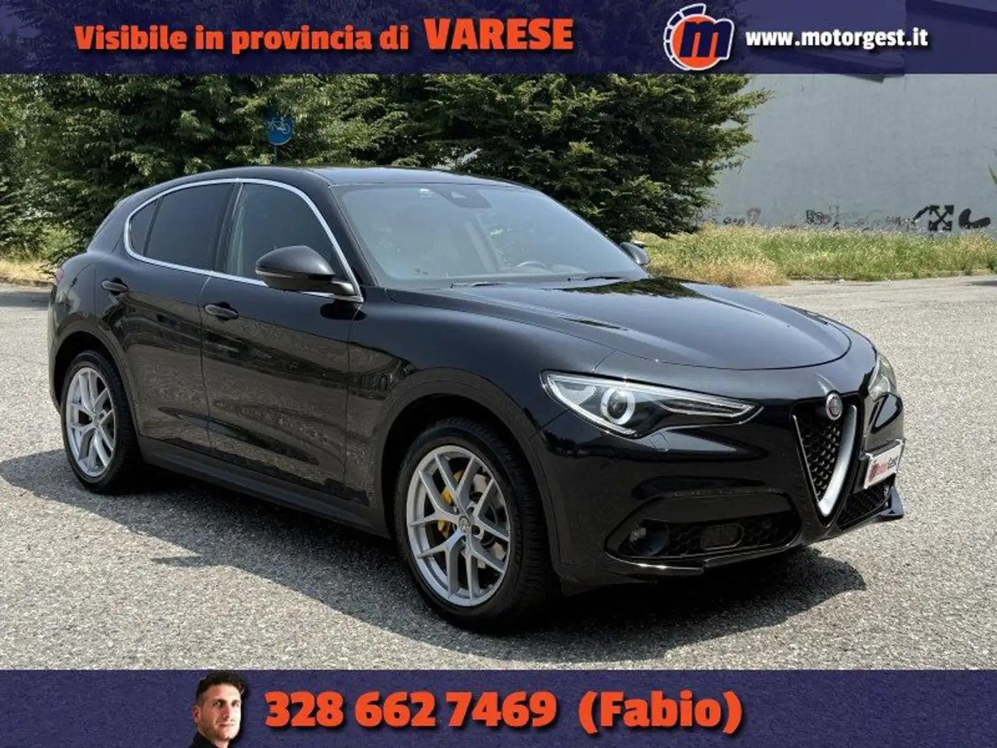Alfa Romeo Stelvio 2.2 Turbodiesel 210 CV AT8 Q4 Super Negro - 1